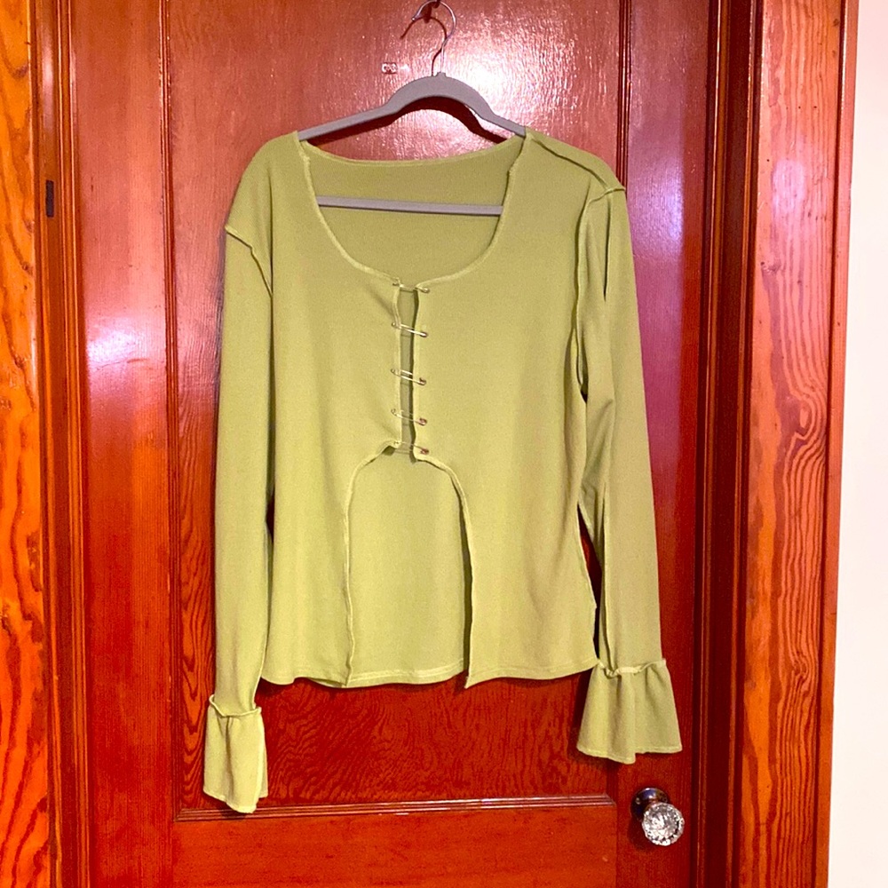 Womens SHEIN Curve top. Brand new without tags. Green. 3x.